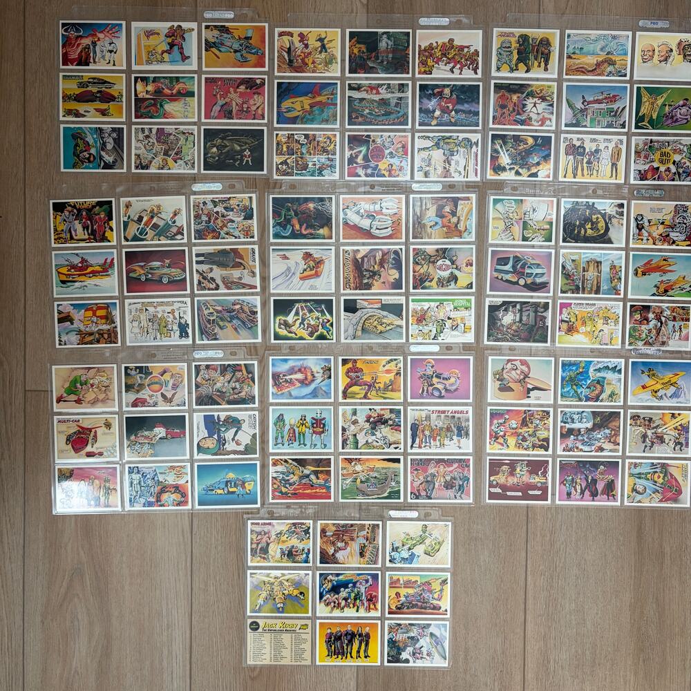 Jack Kirby The Unpublished Archives 1994 Comic Images Base Card Set of 90
